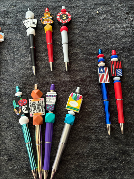 Beaded pen